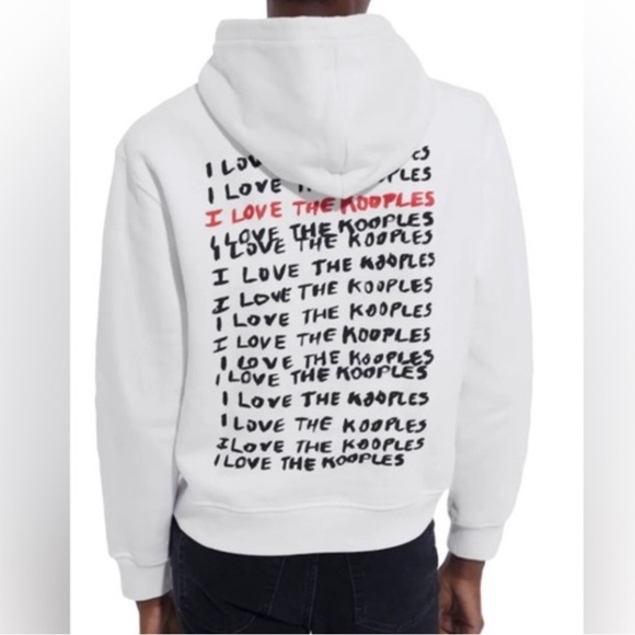 The Kooples Other - The Kooples RED White BLACK HOODIE *PURCHASED PARIS 2023 *PRICE FIRM KITH vans